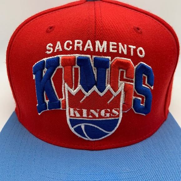 Vintage Sacramento Kings Basketball Snapback Hat Hardwood Classics Acrylic/Wool - Picture 2 of 14